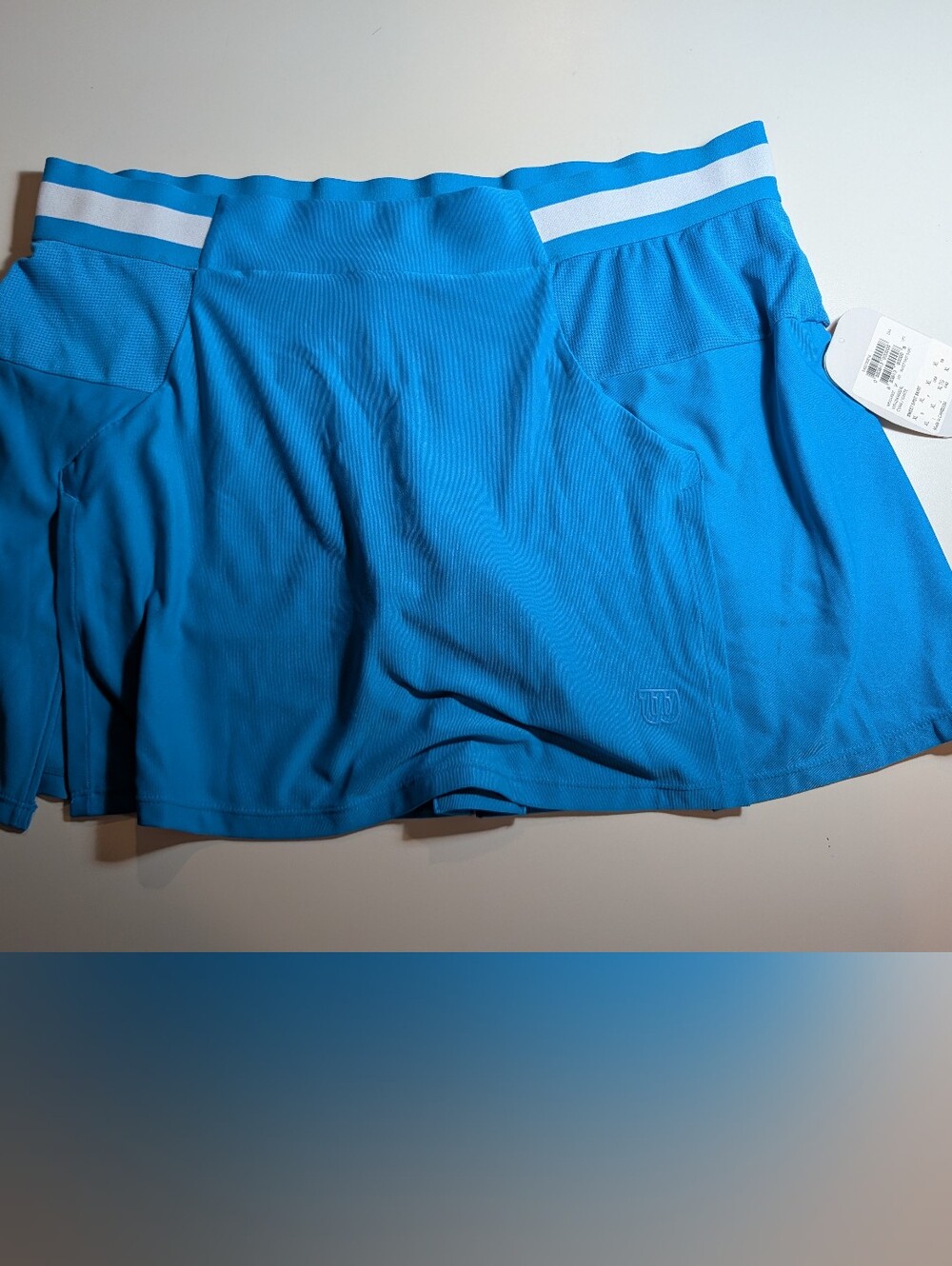 Wilson Blue Women's XL Athletic Skort with White Waistband NWT
